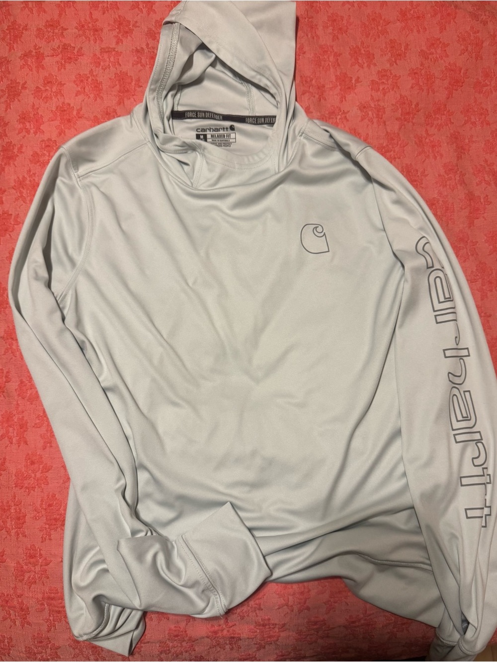 Carhartt Light Gray Performance Hooded Pullover